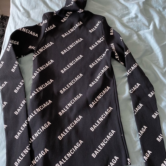 Balenciaga knit sweater with all over print - Picture 4 of 7